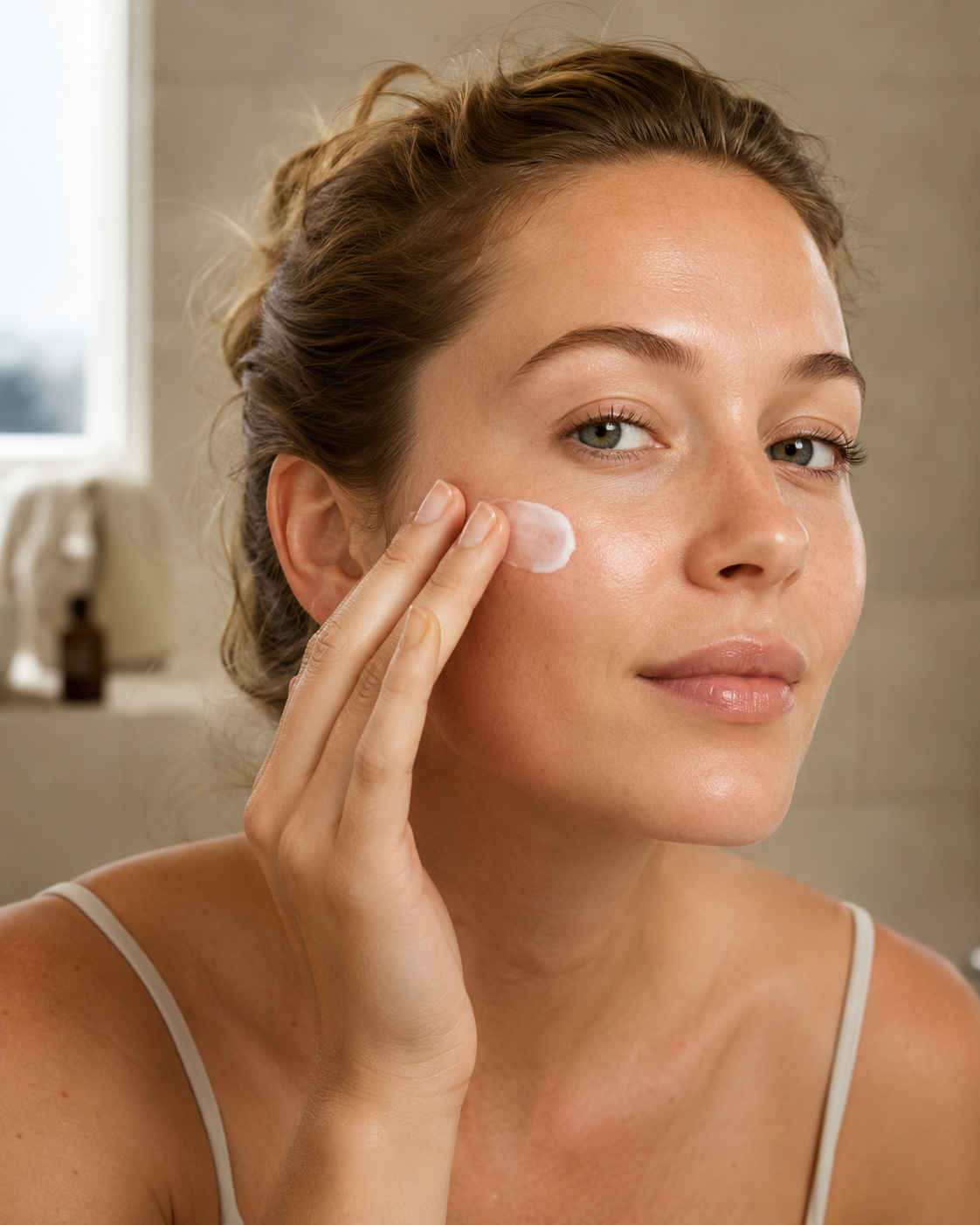 BASALT Clarifying Cream — the product in use