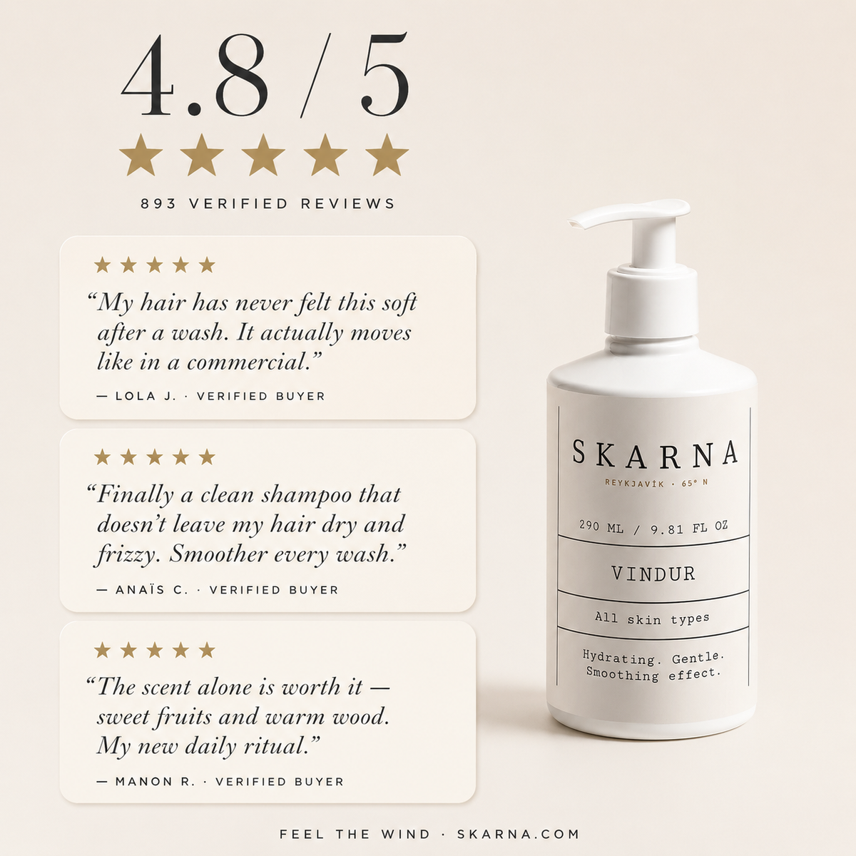VINDUR Smoothing Hydration Shampoo
