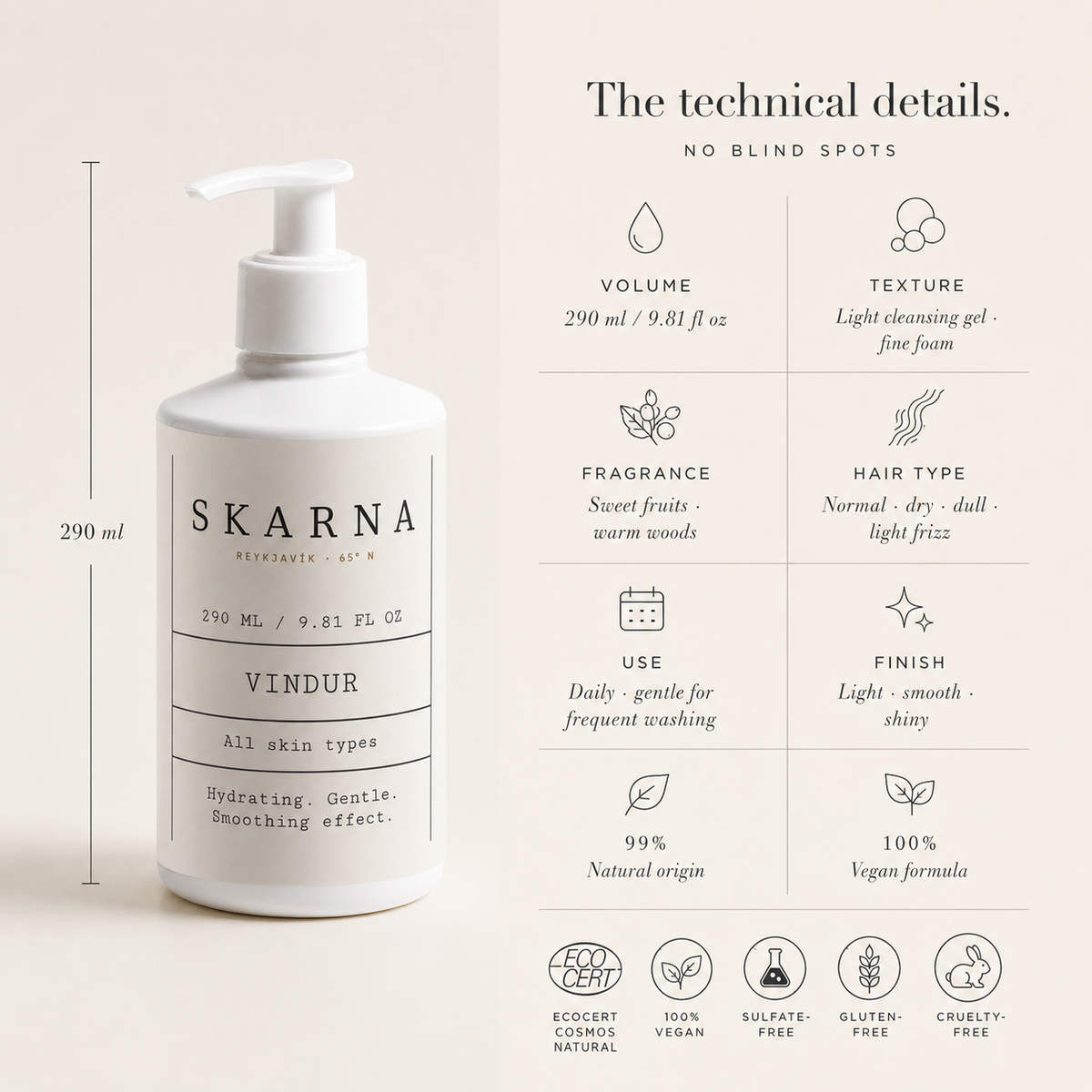 VINDUR Smoothing Hydration Shampoo