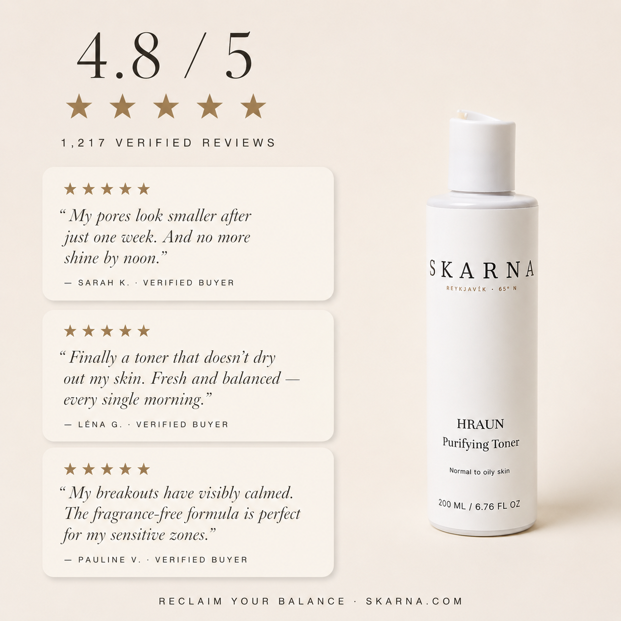 HRAUN Purifying Toner
