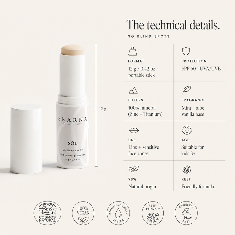 SÓL Lip Shield SPF 50 sans teint