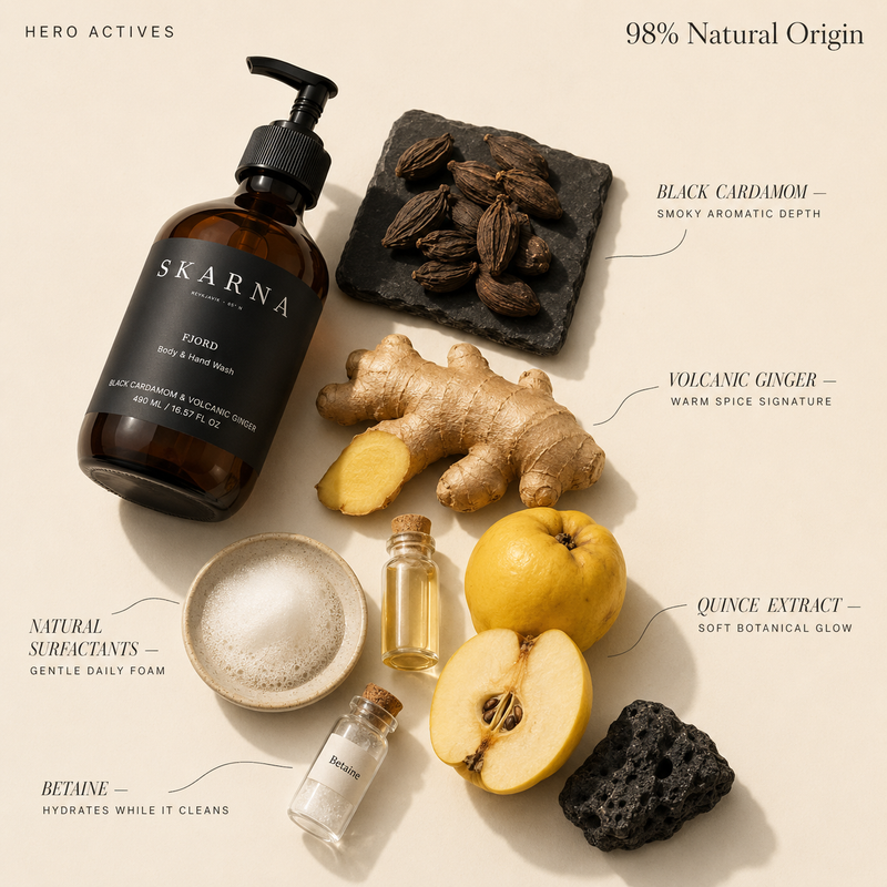 FJORD Body & Hand Wash – Black Cardamom & Volcanic Ginger
