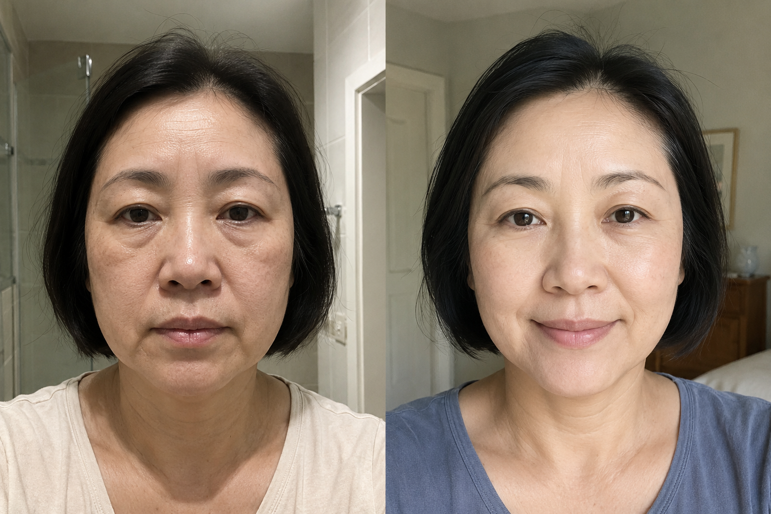 Isabelle G. — before and after