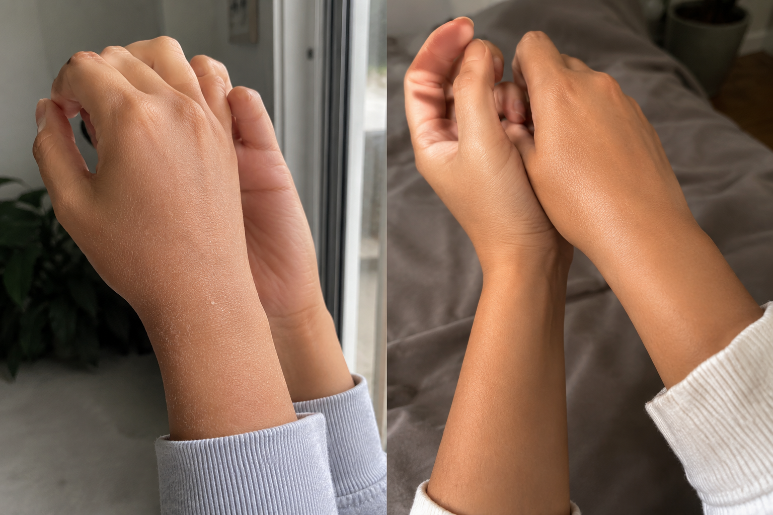 Émilie R. — before and after