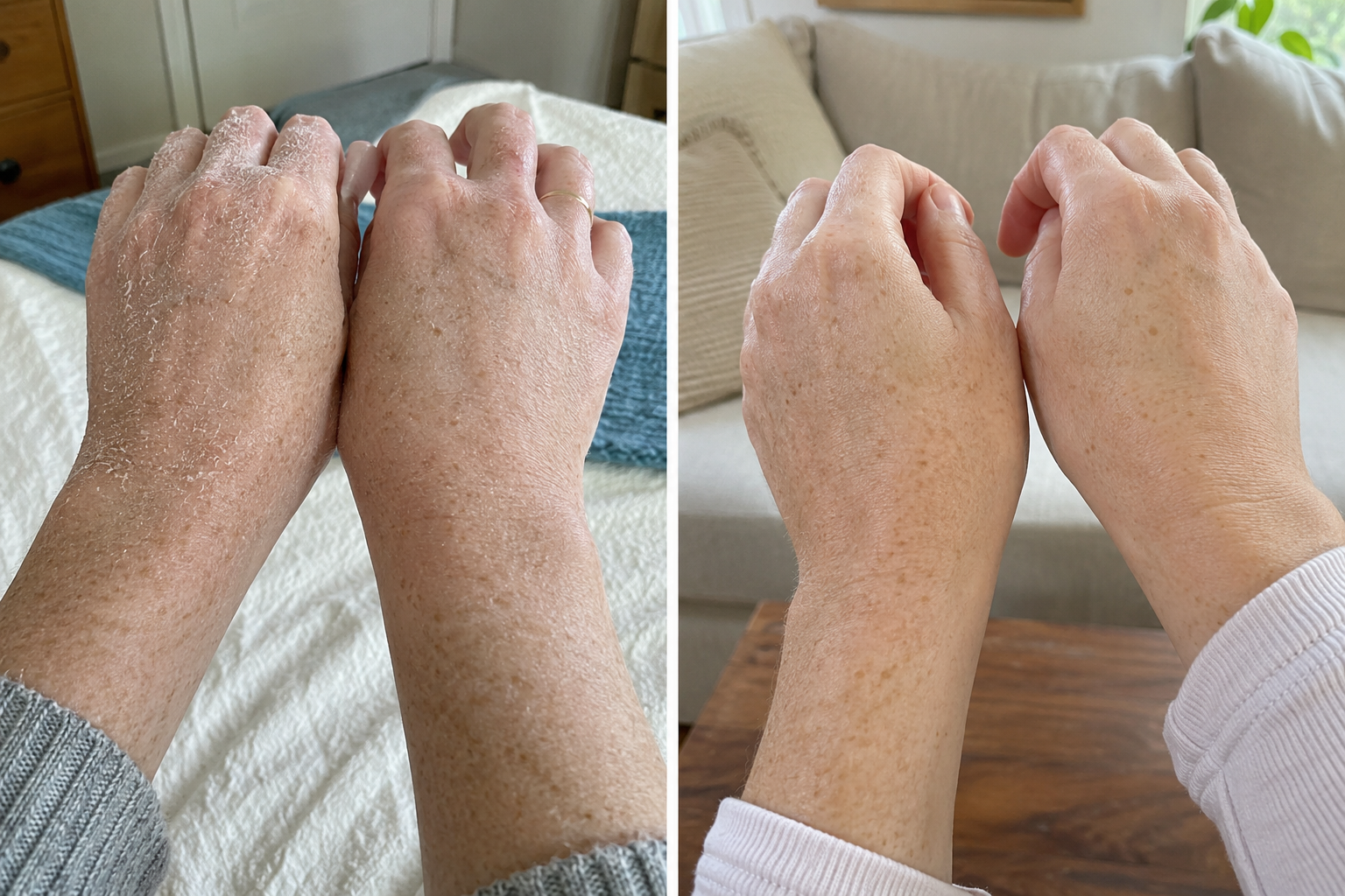Héloïse P. — before and after