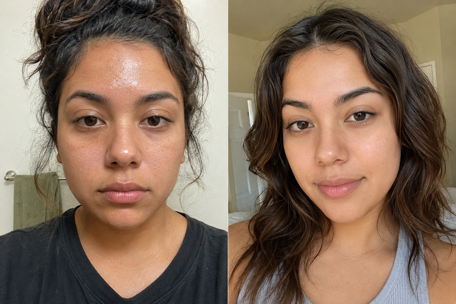 Yasmine B. — before and after