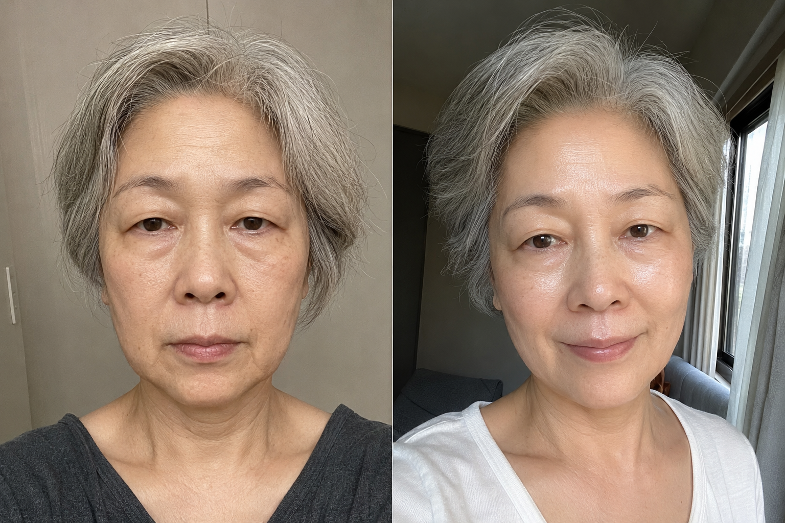JÖKULL Hydra-Infusion Serum — before and after