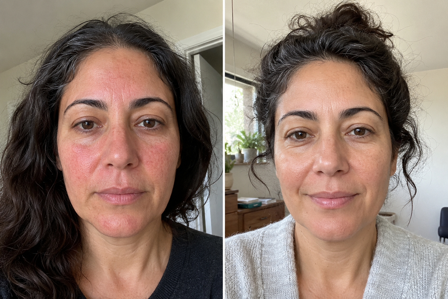 Anaïs R. — before and after
