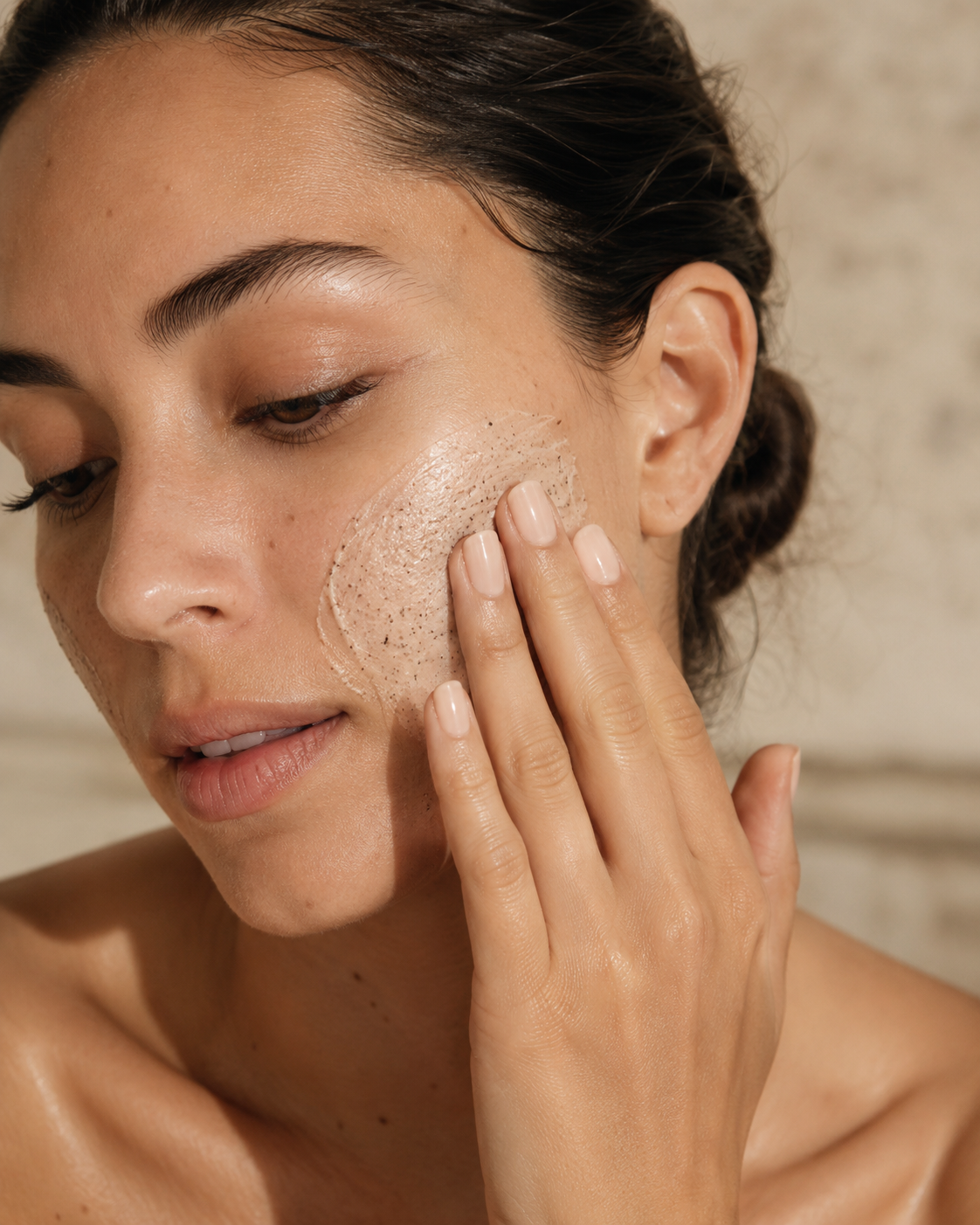 HEKLA Volcanic Polish — the product in use