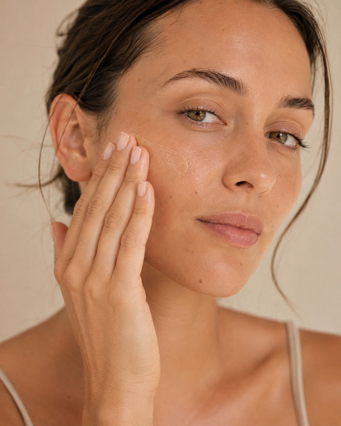 SÓL VEIL Tinted Mineral SPF 30 — the product in use